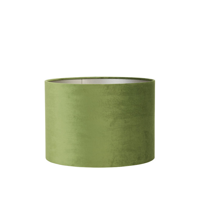 Light en Living Kap cilinder 40-40-30 cm VELOURS olive green