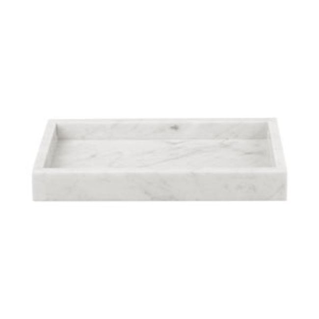 Present Time Schaal Marble Medium wit
