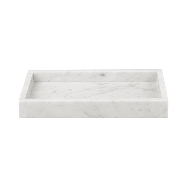 Present Time Schaal Marble Medium wit