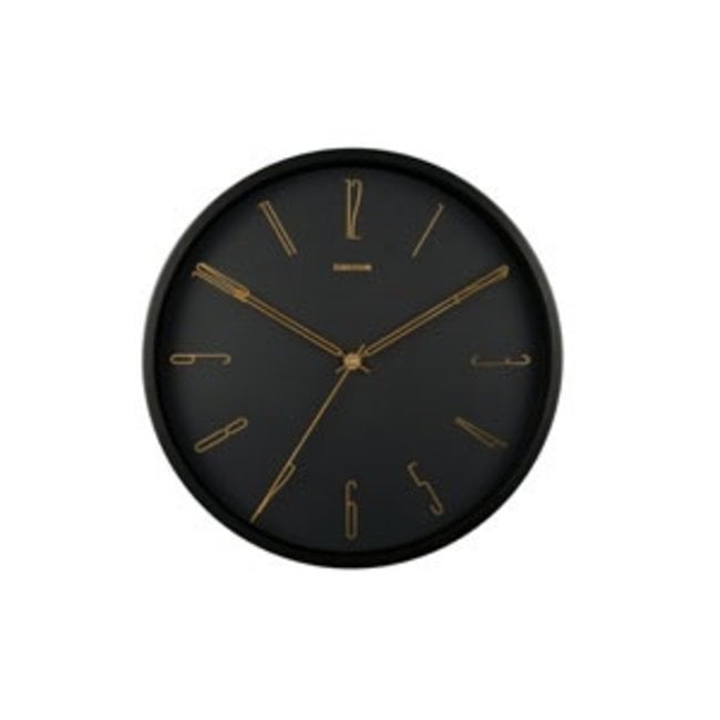Karlsson Wandklok Belle Numbers zwart Ø 35 cm