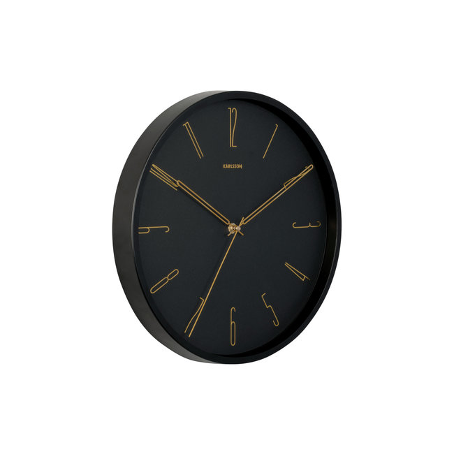 Karlsson Wandklok Belle Numbers zwart Ø 35 cm