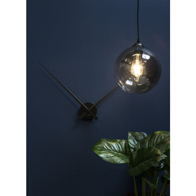 Karlsson Wandklok Little Big Time zwart