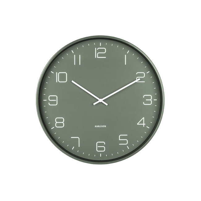 Karlsson Wandklok Lofty Groen Ø 40 cm