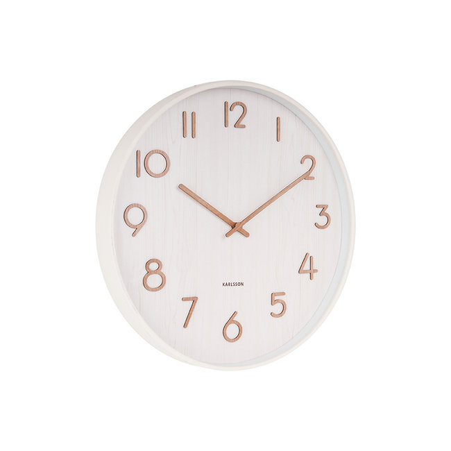 Karlsson Wandklok Pure Large wit Ø 60 cm