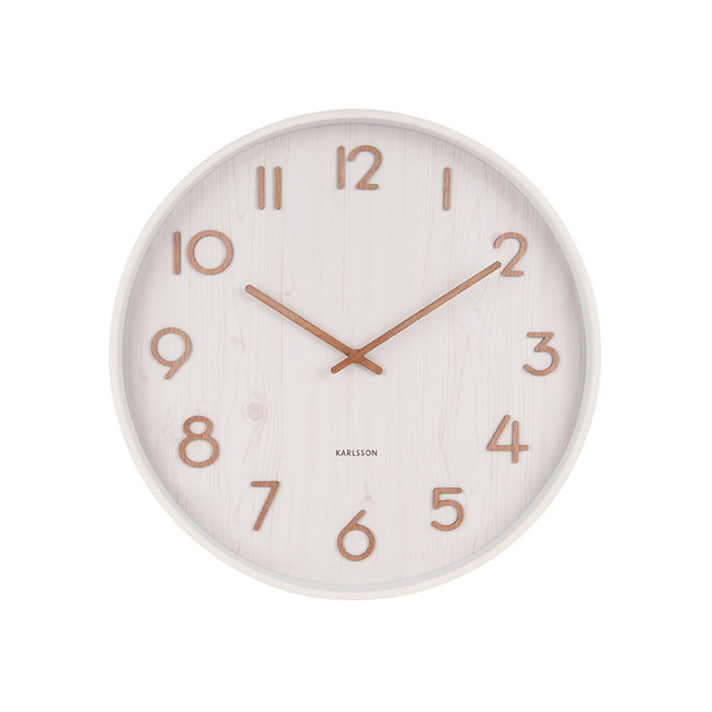 Karlsson Wandklok Pure Large wit Ø 60 cm