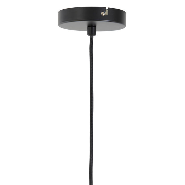 Light en Living Light & Living Hanglamp PLUMERIA zwart - Ø50x37,5 cm