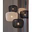 Light en Living Light & Living Hanglamp PLUMERIA zwart - Ø50x37,5 cm