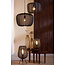 Light en Living Hanglamp PLUMERIA zwart Ø40x30 cm - Sfeervolle Designverlichting