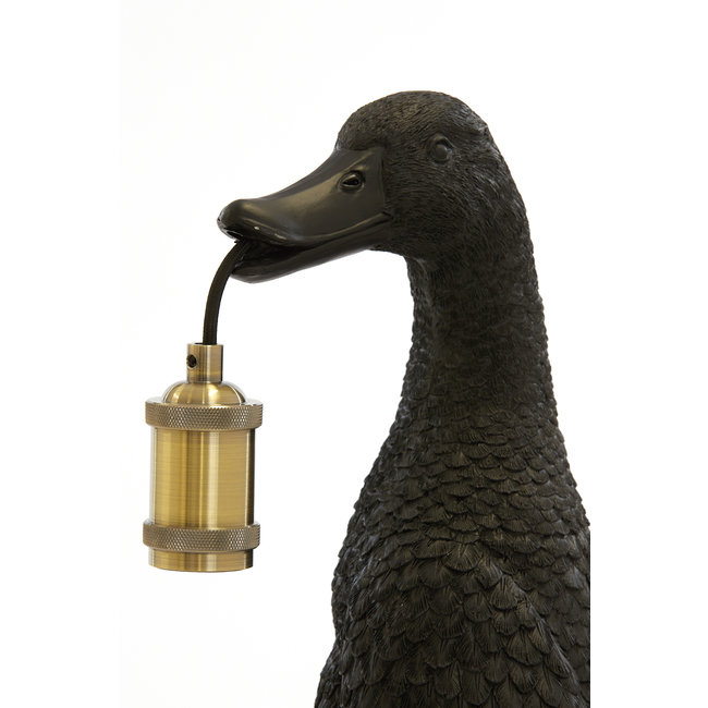 Light en Living Tafellamp 23,5x23x48,5 cm DUCK zwart