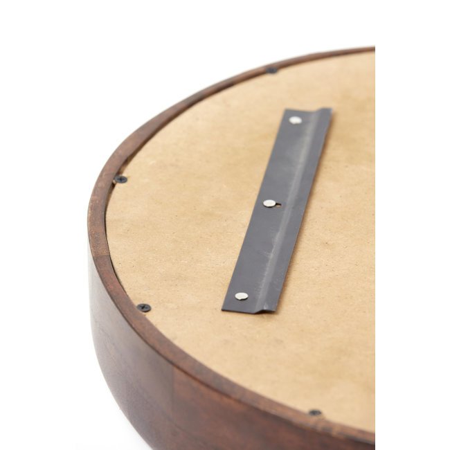 Light en Living Spiegel 80x10x80 cm DENAHI hout  roodbruin