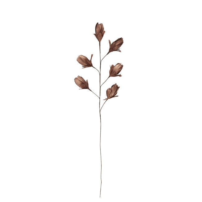 Light en Living Ornament 6 bloemen 90 cm TULIP koper