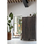 Woood New Gravure Hoge Kast Met Lade Essen Espresso [fsc]