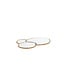 Light en Living Plateau DALENA glas goud - 2 maten