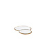 Light en Living Plateau DALENA glas goud - 2 maten
