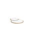 Light en Living Plateau DALENA glas goud - 2 maten