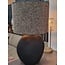 Light en Living Kap cilinder SAVERNA  donker bruin - diverse afmetingen