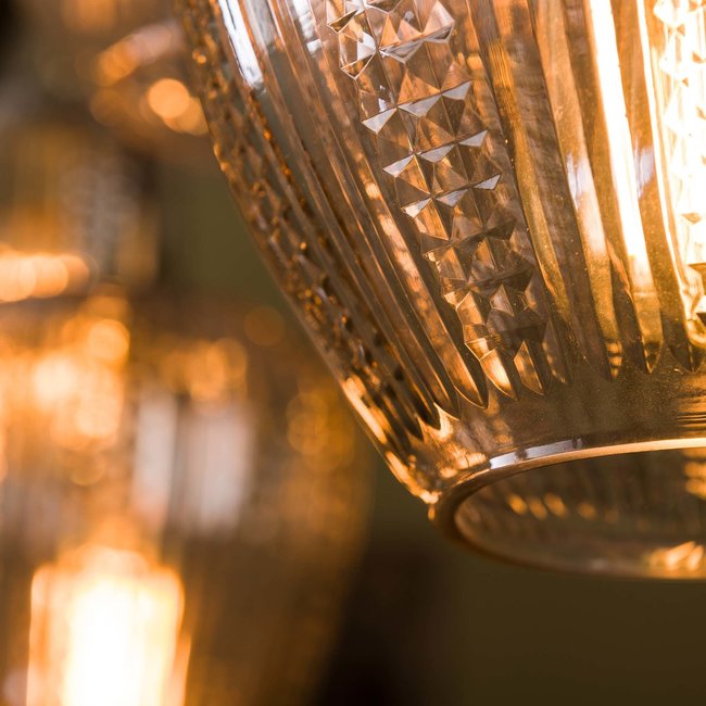 WoonStijl Hanglamp 5L diamond grain mix