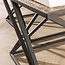 WoonStijl Salontafel set van 2 X cross metallic
