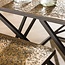 WoonStijl Salontafel set van 2 X cross metallic