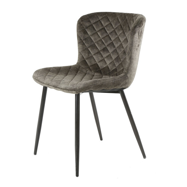 WoonStijl Stoel bend velvet - Diverse kleuren