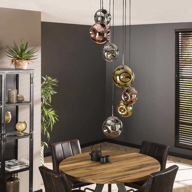 WoonStijl Hanglamp 7L getrapt stellar