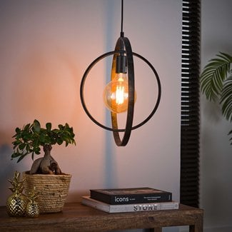 WoonStijl Hanglamp 1L Turn around Charcoal