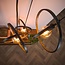 WoonStijl Industriële Hanglamp 3L Turn around getrapt - Charcoal