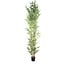 PTMD Kunstplant Leaves Plant green bamboo natural in pot - 240 cm hoog
