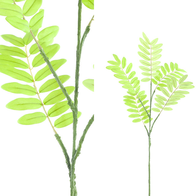 PTMD Kunsttak Leaves Plant green cassia leaves spray