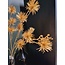 PTMD Kunsttak Twig Plant gold metallic pine spray