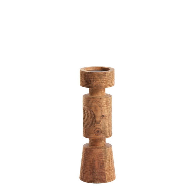 Light en Living Kandelaar EXUMAS hout bruin - 2 maten