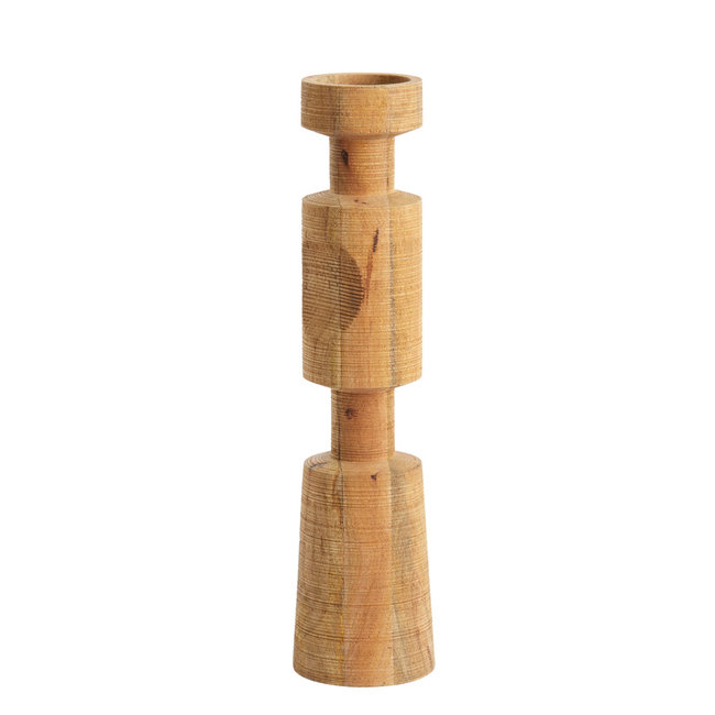 Light en Living Kandelaar EXUMAS hout bruin - 2 maten