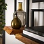 WoonStijl Set Wandplanken Live Edge Groot - Industrieel Acaciahout