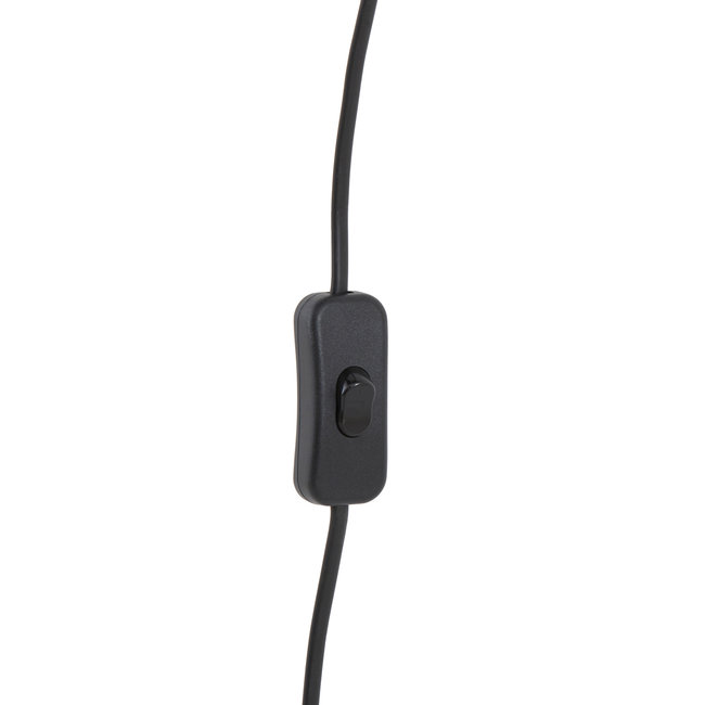 Light en Living Wandlamp Ø43x43 cm LYRA naturel+mat  zwart