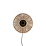Light en Living Wandlamp Ø43x43 cm LYRA naturel+mat  zwart