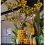 Light en Living Vaas deco LEMON geel - 14 cm hoog