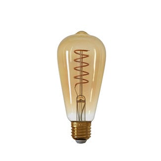 Light en Living Deco LED Hoekig Amber 4W E27 Dimbaar