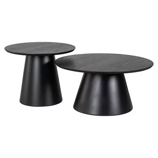 Richmond Interiors  Salontafel Jazz set van 2 zwart