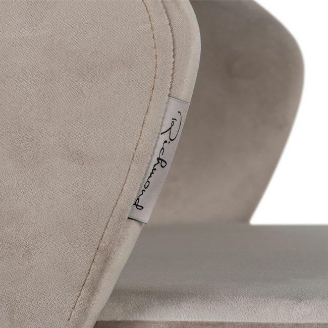 Richmond Interiors  Barstoel Savoy khaki velvet - Showroommodel