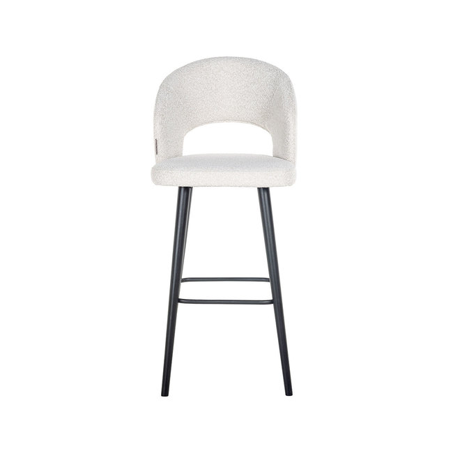 Richmond Interiors  Barstoel Savoy white bouclé (Copenhagen 900 Bouclé White)