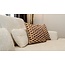 Richmond Interiors  Bank Felix 2.5 seats + lounge rechts rond white chenille (Bergen 900 white chenille)