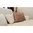 Richmond Interiors  Bank Felix lounge links rond + 2.5 zitter white chenille (Bergen 900 white chenille)