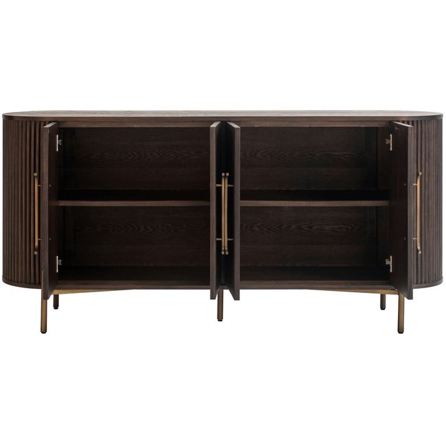 Richmond Interiors  Dressoir luxor 4-deurs (Brown)