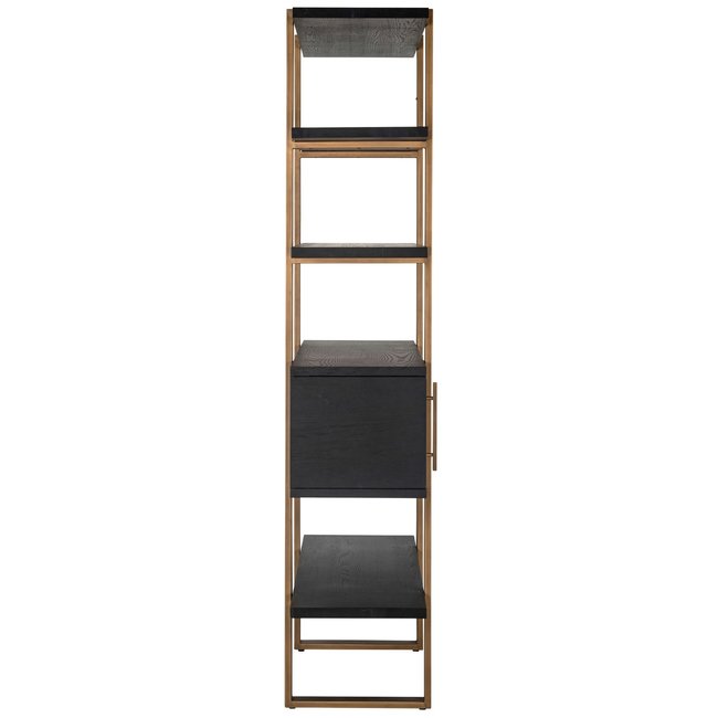 Richmond Interiors  Wandkast Cambon 4-deuren 4-planken (Dark coffee)