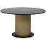 Richmond Interiors  Eettafel Ironville Ø140 zwart goud