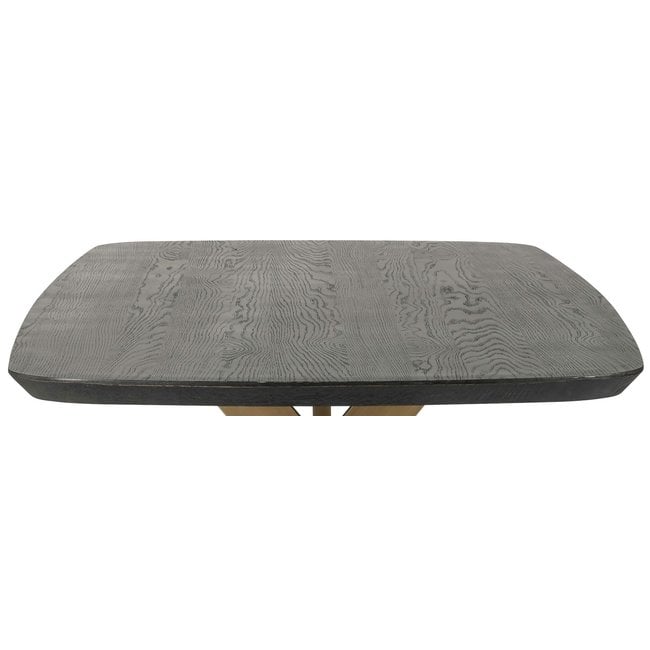 Richmond Interiors  Eettafel Cambon 235 deens ovaal (Dark coffee)