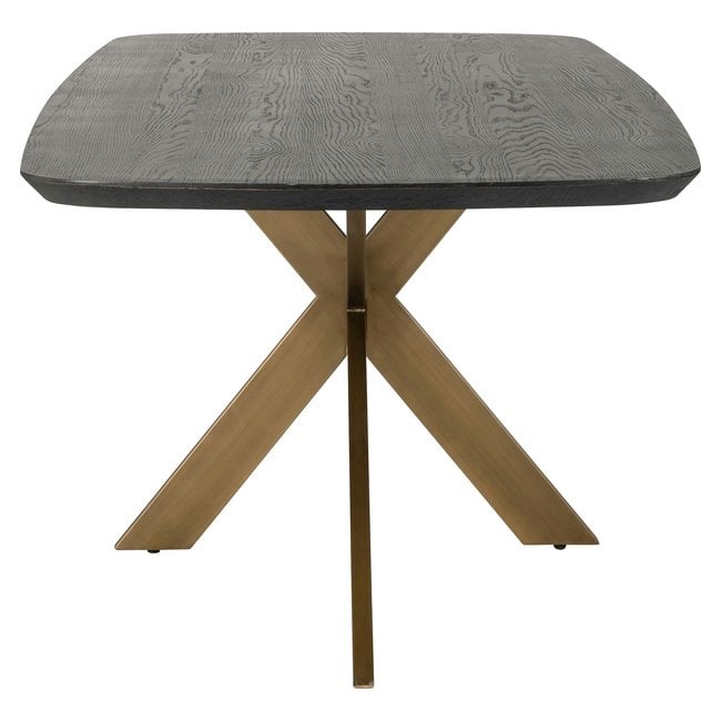 Richmond Interiors  Eettafel Cambon 235 deens ovaal (Dark coffee)