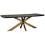 Richmond Interiors  Eettafel Cambon 235 deens ovaal (Dark coffee)