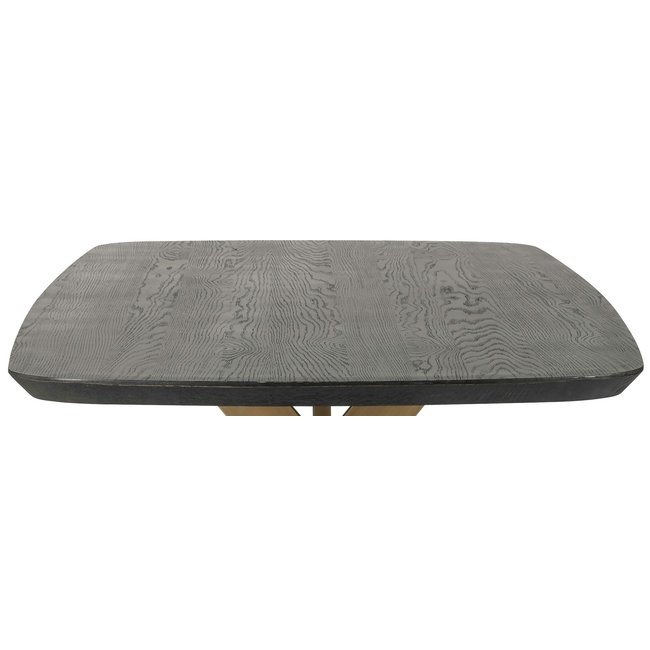 Richmond Interiors  Eettafel Cambon 280 deens ovaal (Dark coffee)