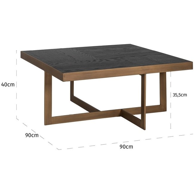 Richmond Interiors  Salontafel Cambon (Dark coffee)